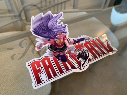 Fairy Tail - Anime - Wendy Marvell Sticker Vinyl Sign custom mage guild