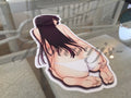 Bakemonogatari - Anime - Hitagi Senjougahara "Cheeky" Sticker Decal amane hitari