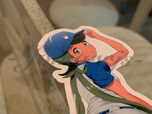 Pokemon - Anime - Mao Mallow Custom Sticker Decal Vinyl bikini sun fun manga #1