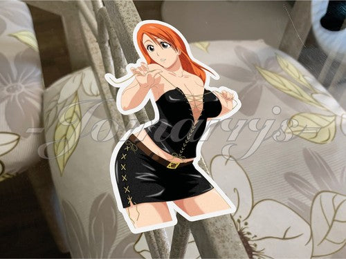 Bleach Anime Orihime Inoue “Almost Ready” Custom Sticker Vinyl Decal sexy bikini