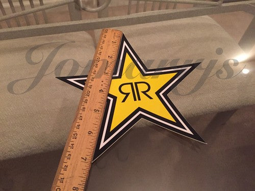 4 Authentic Rockstar Energy Drink Stickers Decal Logo BMX Motocross