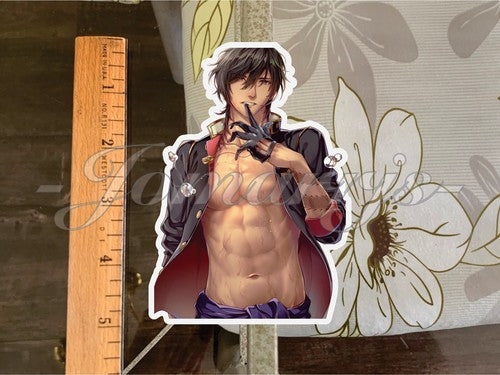 Token Ranbu Anime Ookurikara Vinyl Sticker Decal ecchi art husbando pin up boy