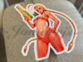 Street Fighter Anime Cammy White “Soaker” Bikini Sun Fun Sticker Decal Vinyl #3