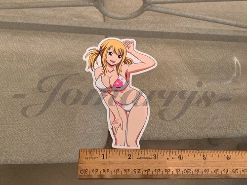 Fairy Tail - Anime - Lucy Heartfilia e. Bikini Sun Fun Sticker Vinyl Decal Sign