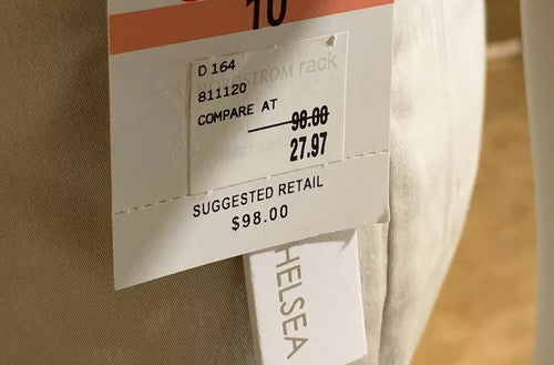 Amanda & Chelsea Womens Casual Beige Khaki Cotton Shorts Sz 10 NWT