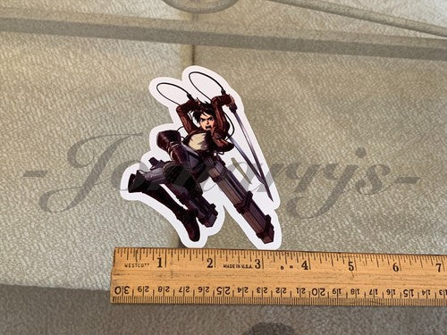 Attack on Titan - Anime - Eren Yeager Custom Sticker Decal Vinyl manga laptop