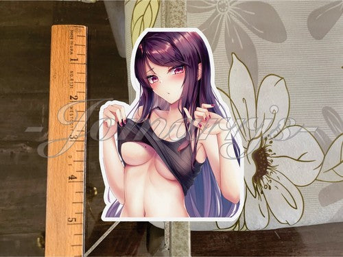 Nijisanji Anime Gundou Mirei “Tank or Cami” Sticker Cute Vinyl Decal Art manga