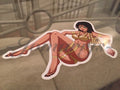 Dragon Ball Z - Anime - Helles Bikini “Chillin” Sun Fun Sticker Decal Vinyl DBZ