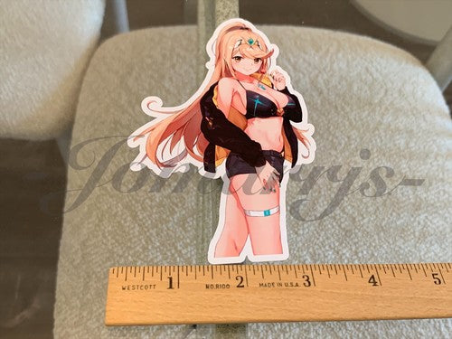 Xenoblade - Anime - Mythra Bikini Sun Fun Custom Sticker Decal Vinyl #a