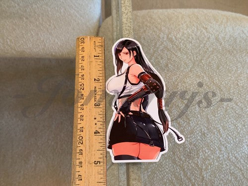 Final Fantasy Gaming Tifa Lockhart Sticker Decals Vinyl ff 7 anime