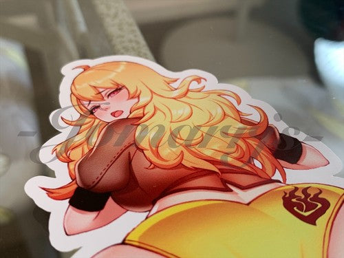 RWBY - Anime - Yang Xiao Long Sexy Custom Sticker Decal manga huntress b
