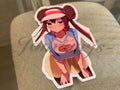 Pokemon - Anime - Rosa Mei White2 Custom Sticker Decal Vinyl manga a.