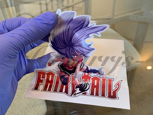 Fairy Tail - Anime - Wendy Marvell Sticker Vinyl Sign custom mage guild