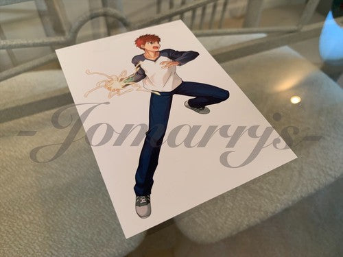 Fate - Anime - Shirou Emiya Sticker Vinyl Decal Custom manga laptop binder