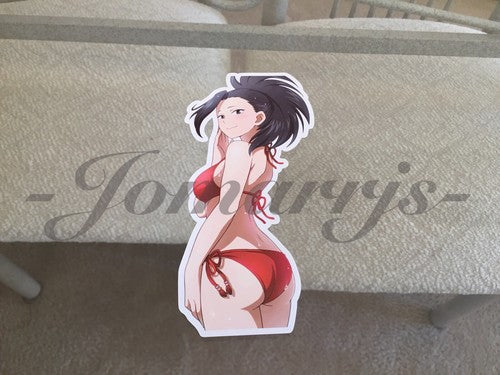 My Hero Academia - Anime - Momo Yaoyorozu Bikini Sun Fun Sticker Decal Vinyl