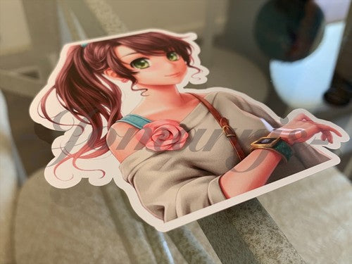 Sailor Moon - Anime - Sailor Jupiter Kino Makoto Custom Colored Sticker Decal