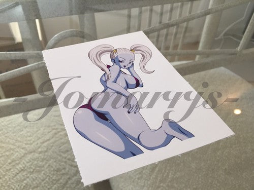 Dragon Ball Z Anime Marcarita Bikini “Bottoms Up” Sun Fun Sticker Decal Vinyl