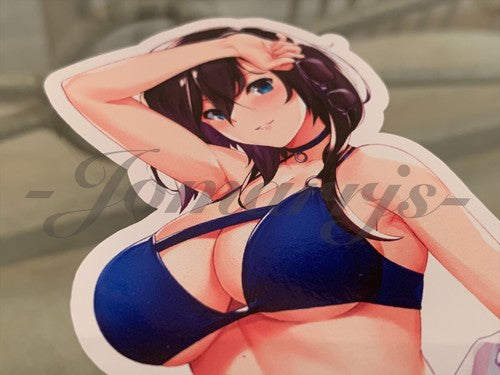 Azur Lane - Anime - Ark Royal Bikini Sun Fun Custom Sticker Decal Vinyl #1