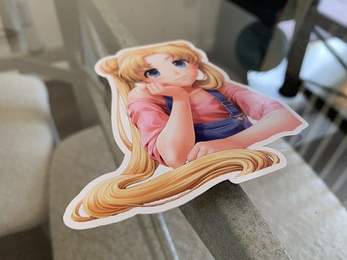 Sailor Moon - Anime - Sailor Moon Usagi Custom Colored Sticker Decal Vinyl a.