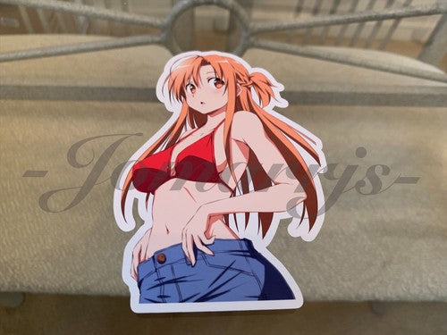 Sword Art Online - Anime- Asuna Yuuki a. Bikini Sun Fun Sticker Vinyl Decal SAO