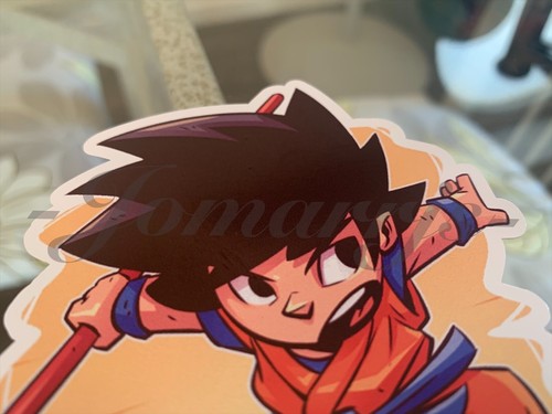 Dragon Ball Z - Anime - Goku Kakarot Chibi Custom Sticker Decal Sign manga