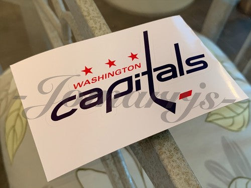 Washington Capitals Hockey Team Logo NHL Sticker Decal Vinyl #ALLCAPS