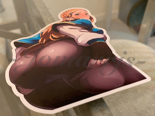 The Legend Of Zelda - Anime - Princess Zelda Custom Colored Sticker Decal #2