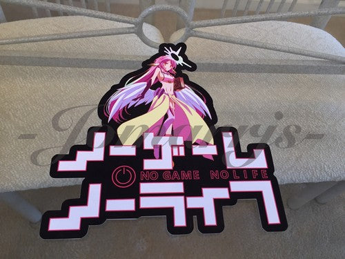 No Game No Life - Anime - Jibril Sticker Decals Vinyl Sign flügel sora lap top