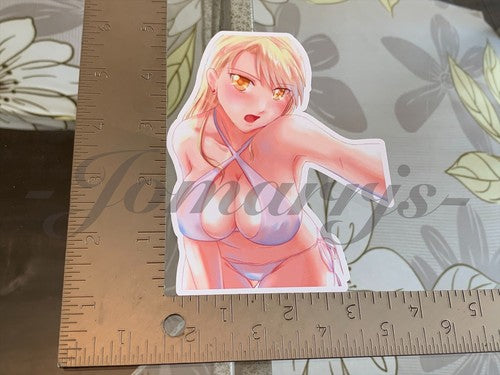 Fullmetal Alchemist - Anime - Riza Hawkeye Selfie Bikini Sun Fun Sticker Decal