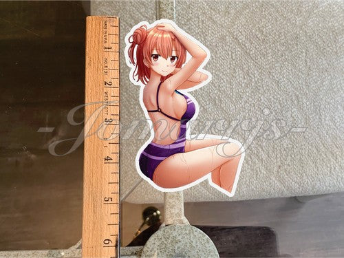 Yahari Ore No Anime Yui Yuigahama Bikini Sun Fun Sticker a. manga ecchi sexy
