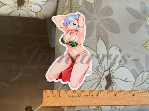 RWBY - Anime - Winter Schnee Bikini Sun Fun Custom Sticker Decal manga sexy a.