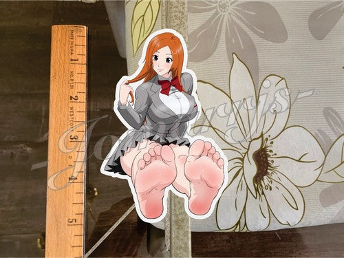 Bleach Anime Orihime Inoue Custom Colored Sticker Vinyl Decal laptop car  23