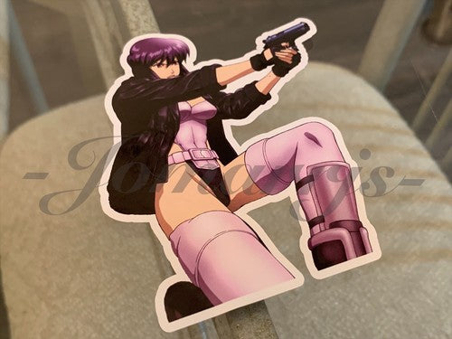 Ghost in the Shell - Anime - Major Motoko Kusanagi Sticker Decal Vinyl laptop d.