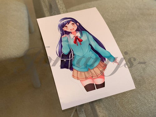 Bokuben (We Never Learn) - Anime - Fumino Furuhashi Custom Sticker Decal 2 manga