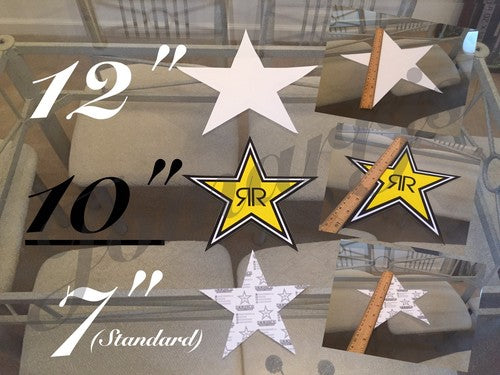 1~ Medium 10" Authentic Rockstar Energy Drink Sticker Decal Sign Logo BMX Race