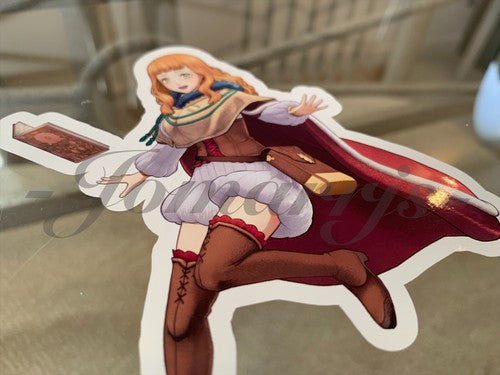Black Clover - Anime - Mimosa Vermillion Sticker Vinyl Decal Custom manga laptop