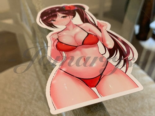 Azur Lane - Anime - Zuikaku Bikini Sun Fun Custom Sticker Decal Vinyl #a