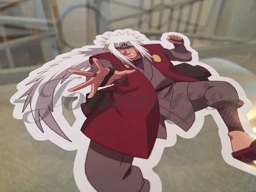 Naruto - Anime - Jiraiya Sticker Decal Vinyl Sign Comic binder laptop surface