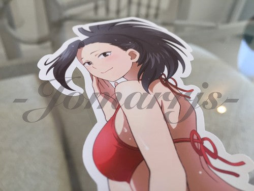 My Hero Academia - Anime - Momo Yaoyorozu Bikini Sun Fun Sticker Decal Vinyl