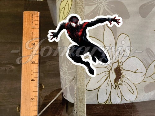 Spiderman - Anime - Miles Morales Spider-Man Custom Sticker Decal manga Marvel