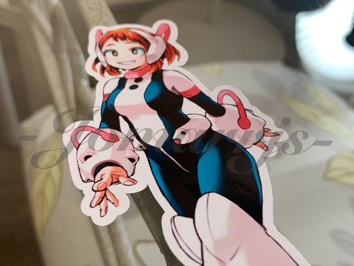 My Hero Academia Anime Ochaco Uraraka Custom Colored Sticker Vinyl manga 1