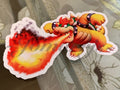 Super Mario - Anime - Bowser Custom Sticker Decal Vinyl #2 nintendo galaxy