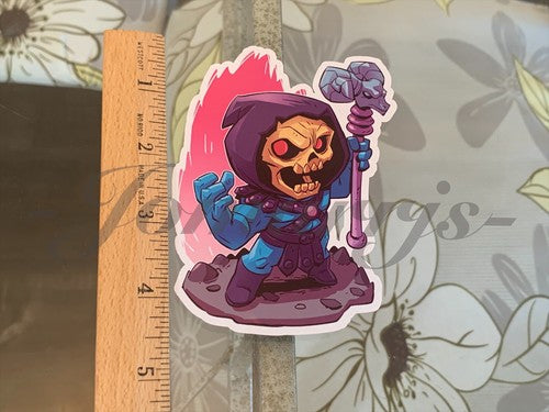 He-Man - Anime - Skeletor Keldor Chibi Custom Sticker Decal Sign dc comic