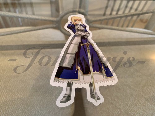 Fate - Anime - Artoria Pendragon Saber Sticker Vinyl Decal Custom manga laptop