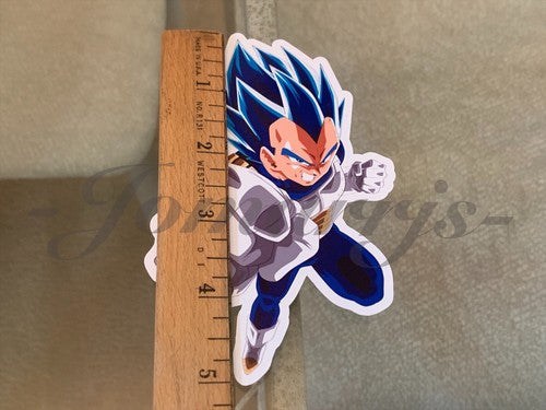 Dragon Ball Z Vegeta (h.) Blue Sticker Vinyl Sign Comic DBZ super saiyans