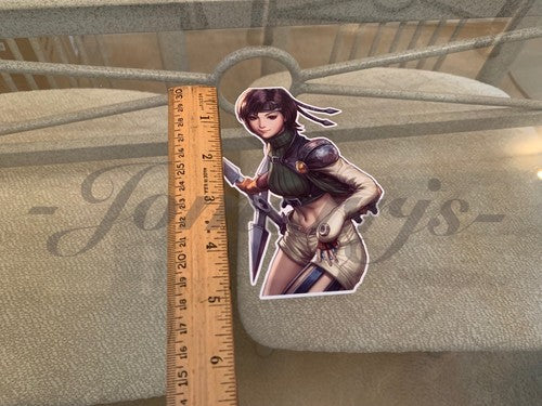 Final Fantasy - Gaming - Yuffie Kisaragi Sticker Decals Vinyl ff 7 anime vii A.