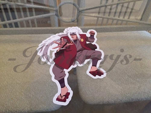 Naruto - Anime - Jiraiya Sticker Decal Vinyl Sign Comic binder laptop surface