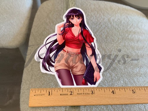 Sailor Moon - Anime - Sailor Mars Hino Rei Custom Sticker Decal Vinyl a.
