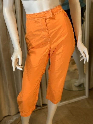 NWT Style & Co. Sport Women's Orange  Active Capri Beach Outdoor Pants Size: 10