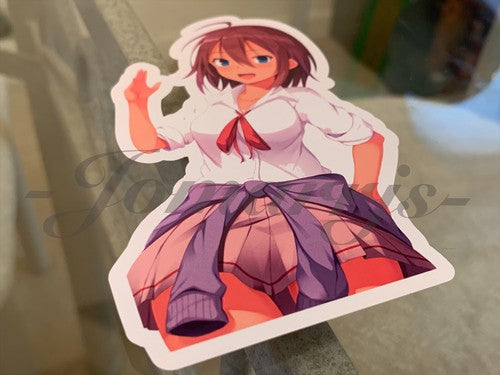 Bokuben (We Never Learn) - Anime - Uruka Takemoto Custom Sticker Decal 1 manga